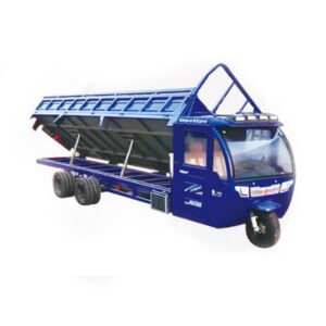 Fuel oil nine-wheeled semi-closed self-discharging truck SQ-17